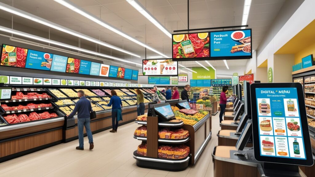 Learn how supermarket digital signage boosts sales, engages customers, and enhances shopping experiences with dynamic displays and real-time updates.