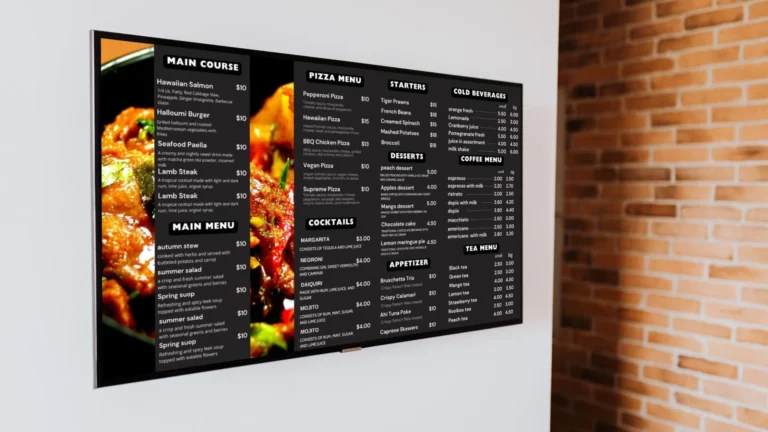 Digital Menu Boards: 5 Must-Have Qualities in a Digital Signage Company