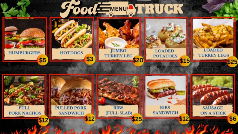 Food Truck Digital Signage