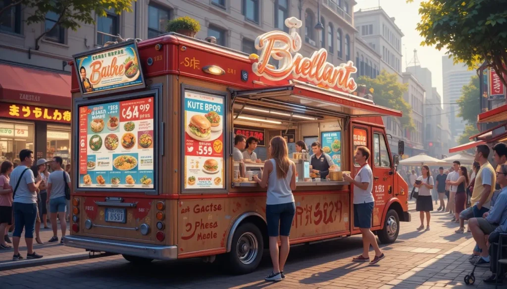 Food Truck Digital Signage