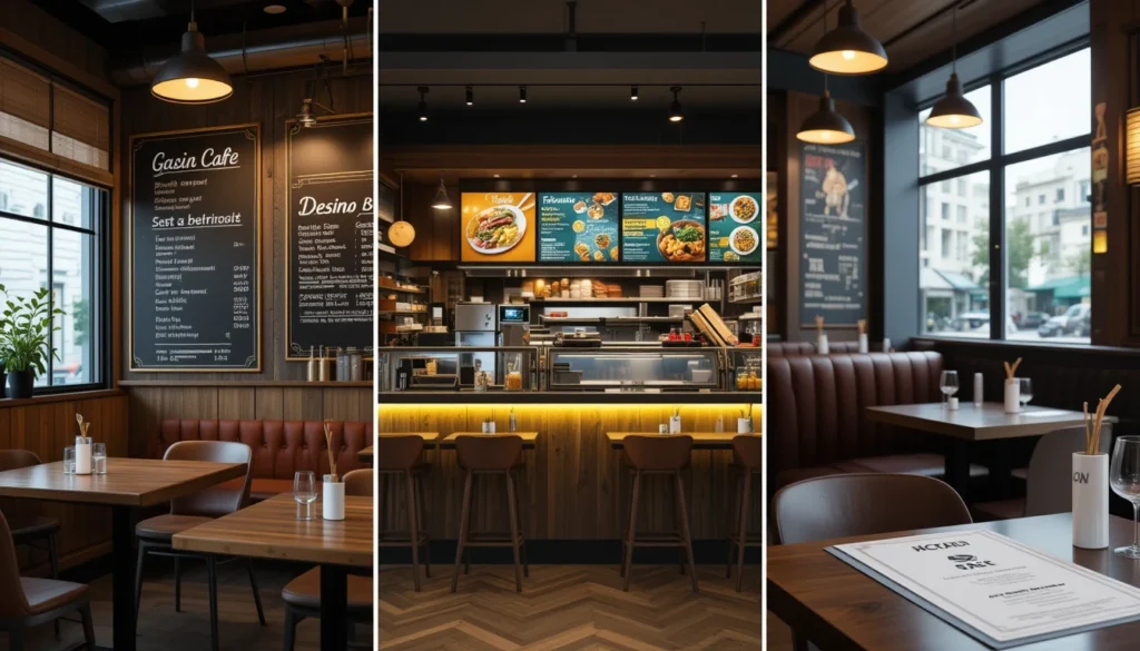 restaurant menu design