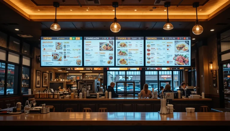 screen glare in menu displays